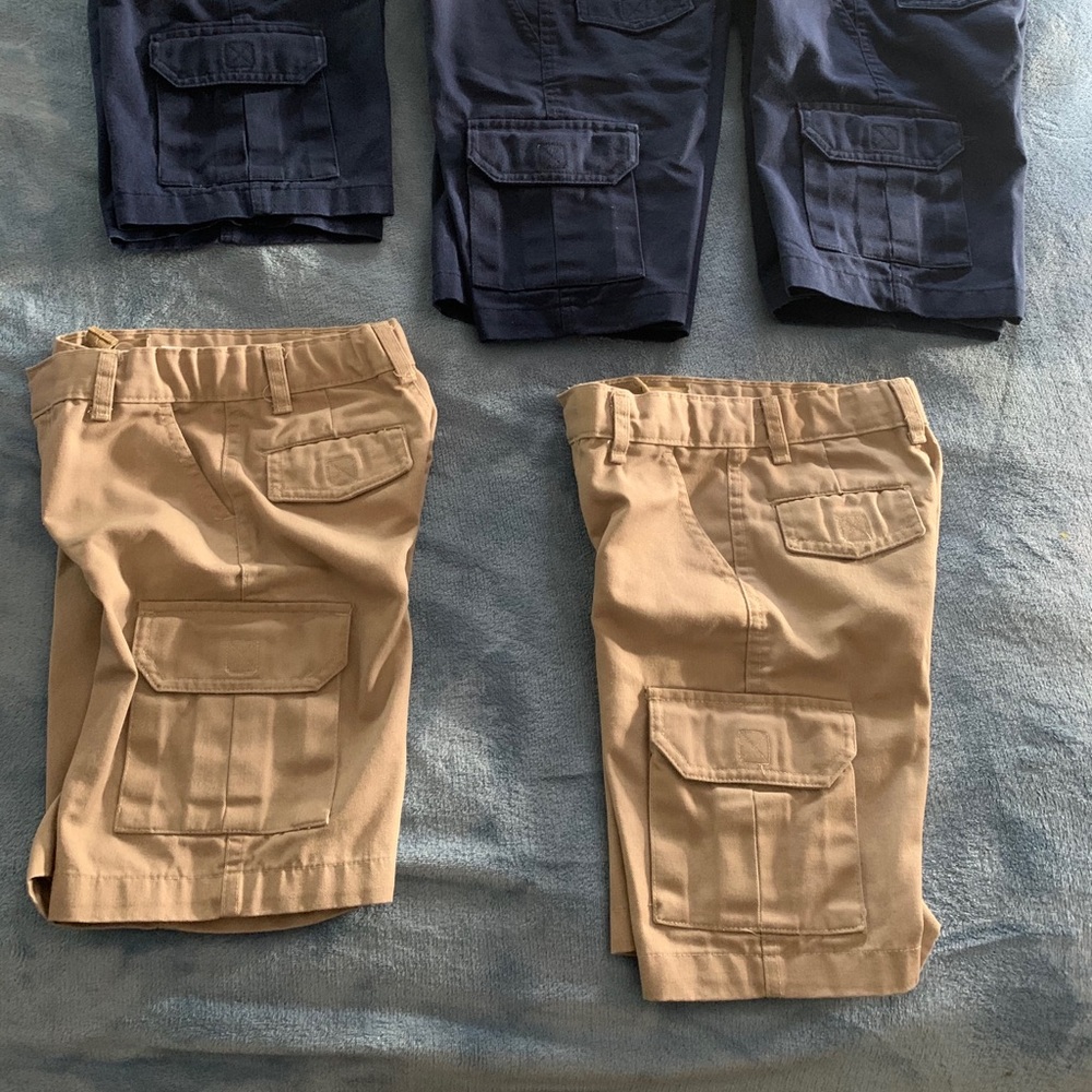 Boys School Uniform Cargo Shorts